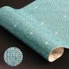 imageBeadsland Bling Rhinestone Sheet Self Adhesive Glitter Crystal Rhinestones Sticker DIY Gifts Car Decoration 1575quot x 945quot CrystalAquamarine