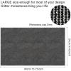 imageBeadsland Bling Rhinestone Sheet Self Adhesive Glitter Crystal Rhinestones Sticker DIY Gifts Car Decoration 1575quot x 945quot CrystalBlack