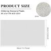 imageBeadsland Bling Rhinestone Sheet Self Adhesive Glitter Crystal Rhinestones Sticker DIY Gifts Car Decoration 1575quot x 945quot CrystalCrystal