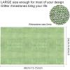 imageBeadsland Bling Rhinestone Sheet Self Adhesive Glitter Crystal Rhinestones Sticker DIY Gifts Car Decoration 1575quot x 945quot CrystalLight Green