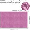 imageBeadsland Bling Rhinestone Sheet Self Adhesive Glitter Crystal Rhinestones Sticker DIY Gifts Car Decoration 1575quot x 945quot CrystalRose