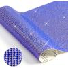 imageBeadsland Bling Rhinestone Sheet Self Adhesive Glitter Crystal Rhinestones Sticker DIY Gifts Car Decoration 1575quot x 945quot CrystalSapphire