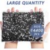 imageBeadsland Flatback Rhinestones Bulk14400pcs AB Crystal Rhinestones for Nails Crafts Clothes DIY Decoration Crystal AB SS10 2729mmAmethyst