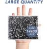 imageBeadsland Flatback Rhinestones Bulk14400pcs AB Crystal Rhinestones for Nails Crafts Clothes DIY Decoration Crystal AB SS10 2729mmAmethyst
