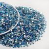 imageBeadsland Flatback Rhinestones Bulk14400pcs AB Crystal Rhinestones for Nails Crafts Clothes DIY Decoration Crystal AB SS10 2729mmAquamarine AB
