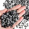 imageBeadsland Flatback Rhinestones Bulk14400pcs AB Crystal Rhinestones for Nails Crafts Clothes DIY Decoration Crystal AB SS10 2729mmBlack