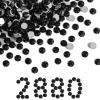 imageBeadsland Flatback Rhinestones Bulk14400pcs AB Crystal Rhinestones for Nails Crafts Clothes DIY Decoration Crystal AB SS10 2729mmBlack