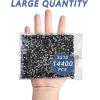 imageBeadsland Flatback Rhinestones Bulk14400pcs AB Crystal Rhinestones for Nails Crafts Clothes DIY Decoration Crystal AB SS10 2729mmBlack
