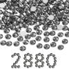 imageBeadsland Flatback Rhinestones Bulk14400pcs AB Crystal Rhinestones for Nails Crafts Clothes DIY Decoration Crystal AB SS10 2729mmBlack Diamond