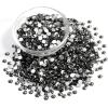 imageBeadsland Flatback Rhinestones Bulk14400pcs AB Crystal Rhinestones for Nails Crafts Clothes DIY Decoration Crystal AB SS10 2729mmBlack Diamond