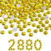 imageBeadsland Flatback Rhinestones Bulk14400pcs AB Crystal Rhinestones for Nails Crafts Clothes DIY Decoration Crystal AB SS10 2729mmCitrineLemon Yellow