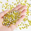 imageBeadsland Flatback Rhinestones Bulk14400pcs AB Crystal Rhinestones for Nails Crafts Clothes DIY Decoration Crystal AB SS10 2729mmCitrineLemon Yellow