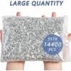 imageBeadsland Flatback Rhinestones Bulk14400pcs AB Crystal Rhinestones for Nails Crafts Clothes DIY Decoration Crystal AB SS10 2729mmCrystal