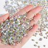 imageBeadsland Flatback Rhinestones Bulk14400pcs AB Crystal Rhinestones for Nails Crafts Clothes DIY Decoration Crystal AB SS10 2729mmCrystal AB