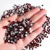 imageBeadsland Flatback Rhinestones Bulk14400pcs AB Crystal Rhinestones for Nails Crafts Clothes DIY Decoration Crystal AB SS10 2729mmDark Siam