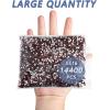imageBeadsland Flatback Rhinestones Bulk14400pcs AB Crystal Rhinestones for Nails Crafts Clothes DIY Decoration Crystal AB SS10 2729mmDark Siam