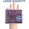 imageBeadsland Flatback Rhinestones Bulk14400pcs AB Crystal Rhinestones for Nails Crafts Clothes DIY Decoration Crystal AB SS10 2729mmHyacinth AB
