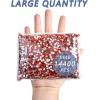 imageBeadsland Flatback Rhinestones Bulk14400pcs AB Crystal Rhinestones for Nails Crafts Clothes DIY Decoration Crystal AB SS10 2729mmHyacinthOrange