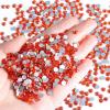 imageBeadsland Flatback Rhinestones Bulk14400pcs AB Crystal Rhinestones for Nails Crafts Clothes DIY Decoration Crystal AB SS10 2729mmHyacinthOrange