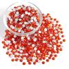 imageBeadsland Flatback Rhinestones Bulk14400pcs AB Crystal Rhinestones for Nails Crafts Clothes DIY Decoration Crystal AB SS10 2729mmHyacinthOrange