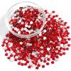 imageBeadsland Flatback Rhinestones Bulk14400pcs AB Crystal Rhinestones for Nails Crafts Clothes DIY Decoration Crystal AB SS10 2729mmLight Siam