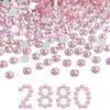 imageBeadsland Flatback Rhinestones Bulk14400pcs AB Crystal Rhinestones for Nails Crafts Clothes DIY Decoration Crystal AB SS10 2729mmLtRoseLtPink