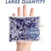 imageBeadsland Flatback Rhinestones Bulk14400pcs AB Crystal Rhinestones for Nails Crafts Clothes DIY Decoration Crystal AB SS10 2729mmSapphire