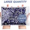 imageBeadsland Flatback Rhinestones Bulk14400pcs AB Crystal Rhinestones for Nails Crafts Clothes DIY Decoration Crystal AB SS10 2729mmSapphire