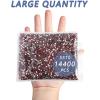 imageBeadsland Flatback Rhinestones Bulk14400pcs AB Crystal Rhinestones for Nails Crafts Clothes DIY Decoration Crystal AB SS10 2729mmSiam