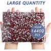 imageBeadsland Flatback Rhinestones Bulk14400pcs AB Crystal Rhinestones for Nails Crafts Clothes DIY Decoration Crystal AB SS10 2729mmSiam