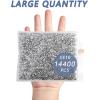 imageBeadsland Flatback Rhinestones Bulk14400pcs AB Crystal Rhinestones for Nails Crafts Clothes DIY Decoration Crystal AB SS10 2729mmSilver Hematite
