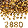 imageBeadsland Flatback Rhinestones Bulk14400pcs AB Crystal Rhinestones for Nails Crafts Clothes DIY Decoration Crystal AB SS10 2729mmTopaz