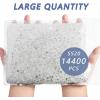 imageBeadsland Flatback Rhinestones Bulk14400pcs AB Crystal Rhinestones for Nails Crafts Clothes DIY Decoration Crystal AB SS10 2729mmTransparent