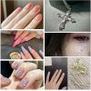 imageBeadsland Flatback Rhinestones Bulk14400pcs AB Crystal Rhinestones for Nails Crafts Clothes DIY Decoration Crystal AB SS10 2729mmTransparent AB