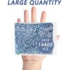 imageBeadsland Hotfix Rhinestones Bulk 14400PCS Crystal Hot Fix Rhinestones for Crafts Clothes DIY Decoration Crystal AB SS20 4648mmAquamarine