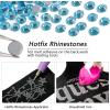 imageBeadsland Hotfix Rhinestones Bulk 14400PCS Crystal Hot Fix Rhinestones for Crafts Clothes DIY Decoration Crystal AB SS20 4648mmAquamarine