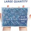 imageBeadsland Hotfix Rhinestones Bulk 14400PCS Crystal Hot Fix Rhinestones for Crafts Clothes DIY Decoration Crystal AB SS20 4648mmAquamarine