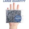 imageBeadsland Hotfix Rhinestones Bulk 14400PCS Crystal Hot Fix Rhinestones for Crafts Clothes DIY Decoration Crystal AB SS20 4648mmBlack Diamond