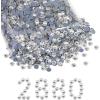 imageBeadsland Hotfix Rhinestones Bulk 14400PCS Crystal Hot Fix Rhinestones for Crafts Clothes DIY Decoration Crystal AB SS20 4648mmCrystal