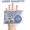 imageBeadsland Hotfix Rhinestones Bulk 14400PCS Crystal Hot Fix Rhinestones for Crafts Clothes DIY Decoration Crystal AB SS20 4648mmCrystal
