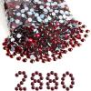 imageBeadsland Hotfix Rhinestones Bulk 14400PCS Crystal Hot Fix Rhinestones for Crafts Clothes DIY Decoration Crystal AB SS20 4648mmDark Siam