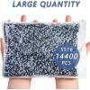 imageBeadsland Hotfix Rhinestones Bulk 14400PCS Crystal Hot Fix Rhinestones for Crafts Clothes DIY Decoration Crystal AB SS20 4648mmEmerald