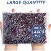imageBeadsland Hotfix Rhinestones Bulk 14400PCS Crystal Hot Fix Rhinestones for Crafts Clothes DIY Decoration Crystal AB SS20 4648mmFuchsia