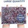 imageBeadsland Hotfix Rhinestones Bulk 14400PCS Crystal Hot Fix Rhinestones for Crafts Clothes DIY Decoration Crystal AB SS20 4648mmFuchsia
