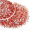 imageBeadsland Hotfix Rhinestones Bulk 14400PCS Crystal Hot Fix Rhinestones for Crafts Clothes DIY Decoration Crystal AB SS20 4648mmHyacinthOrange