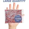 imageBeadsland Hotfix Rhinestones Bulk 14400PCS Crystal Hot Fix Rhinestones for Crafts Clothes DIY Decoration Crystal AB SS20 4648mmHyacinthOrange