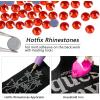 imageBeadsland Hotfix Rhinestones Bulk 14400PCS Crystal Hot Fix Rhinestones for Crafts Clothes DIY Decoration Crystal AB SS20 4648mmHyacinthOrange