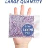 imageBeadsland Hotfix Rhinestones Bulk 14400PCS Crystal Hot Fix Rhinestones for Crafts Clothes DIY Decoration Crystal AB SS20 4648mmLight Pink