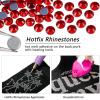 imageBeadsland Hotfix Rhinestones Bulk 14400PCS Crystal Hot Fix Rhinestones for Crafts Clothes DIY Decoration Crystal AB SS20 4648mmLight Siam
