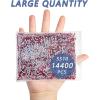 imageBeadsland Hotfix Rhinestones Bulk 14400PCS Crystal Hot Fix Rhinestones for Crafts Clothes DIY Decoration Crystal AB SS20 4648mmLight Siam